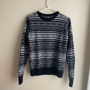 Black and White Sweater